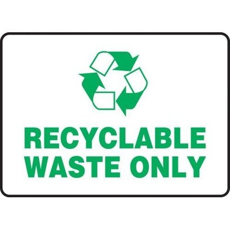 RECYCLING RECYCLABLE WASTE ONLY MPLR585VA -  ACCUFORM